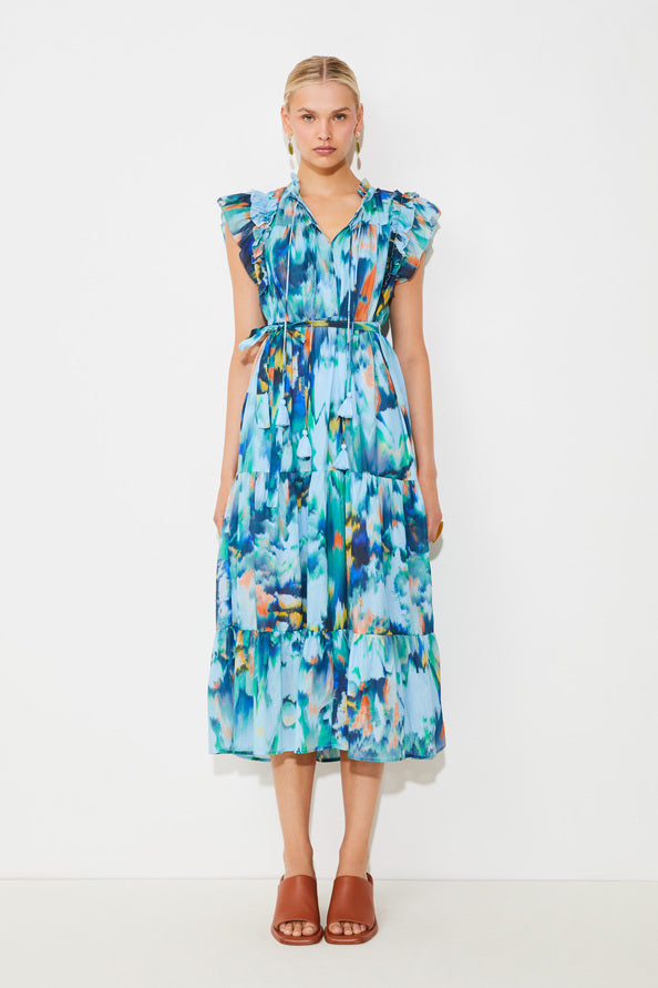Calipso Dress - Turquoise