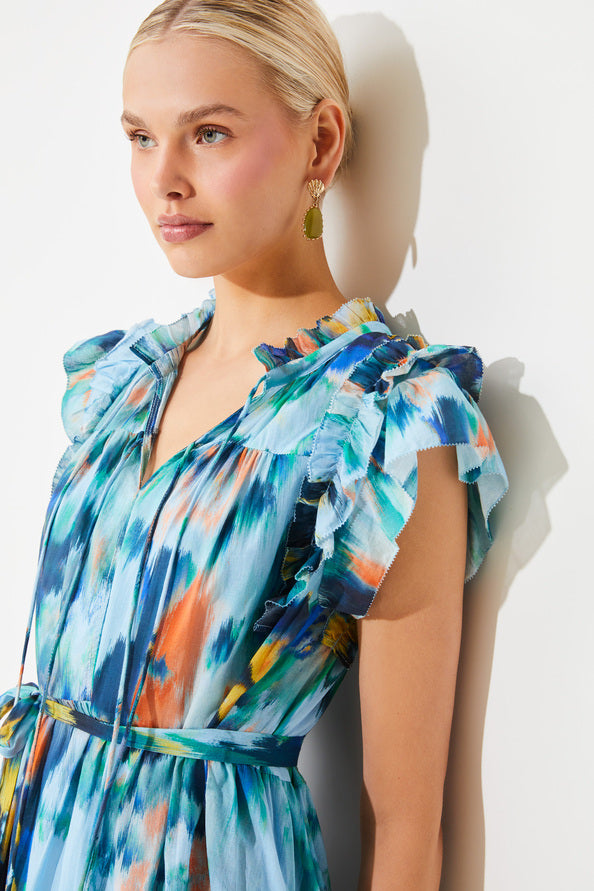 Calipso Dress - Turquoise