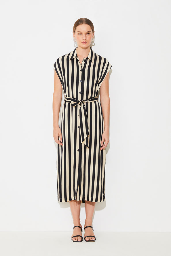 Celest Dress - Noir/Blanc