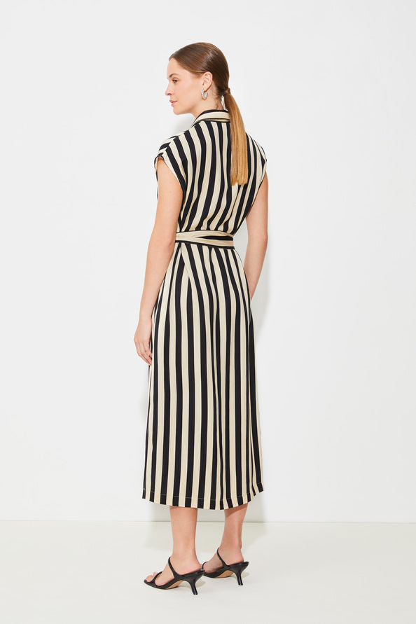 Celest Dress - Noir/Blanc