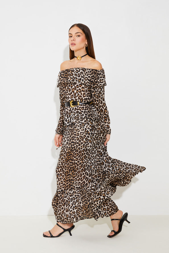 Fado Skirt - Leopard