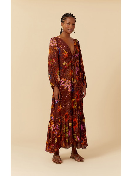 Fantastic Midi Dress w/Metallic Thread