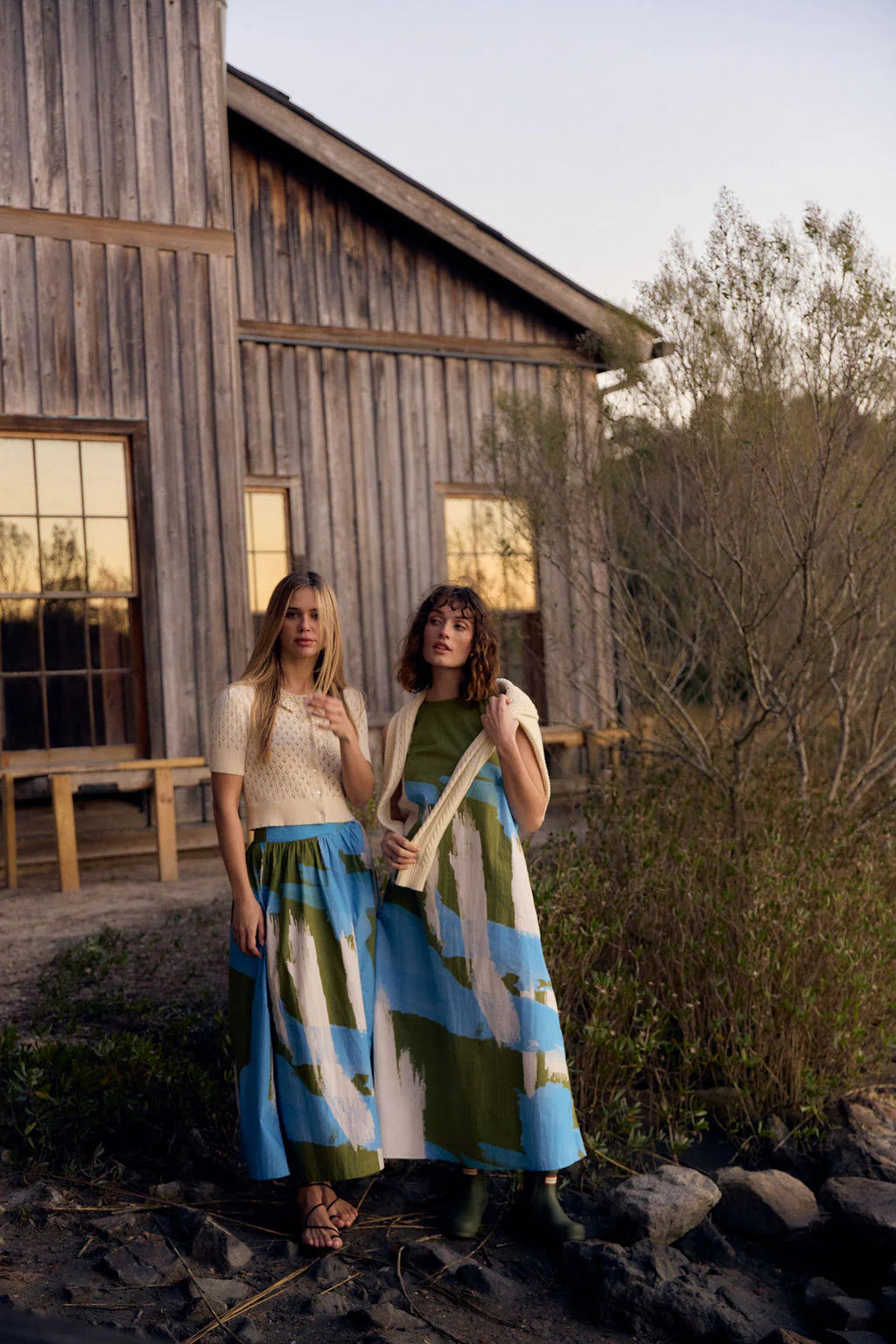 Kit Skirt - Brushstroke