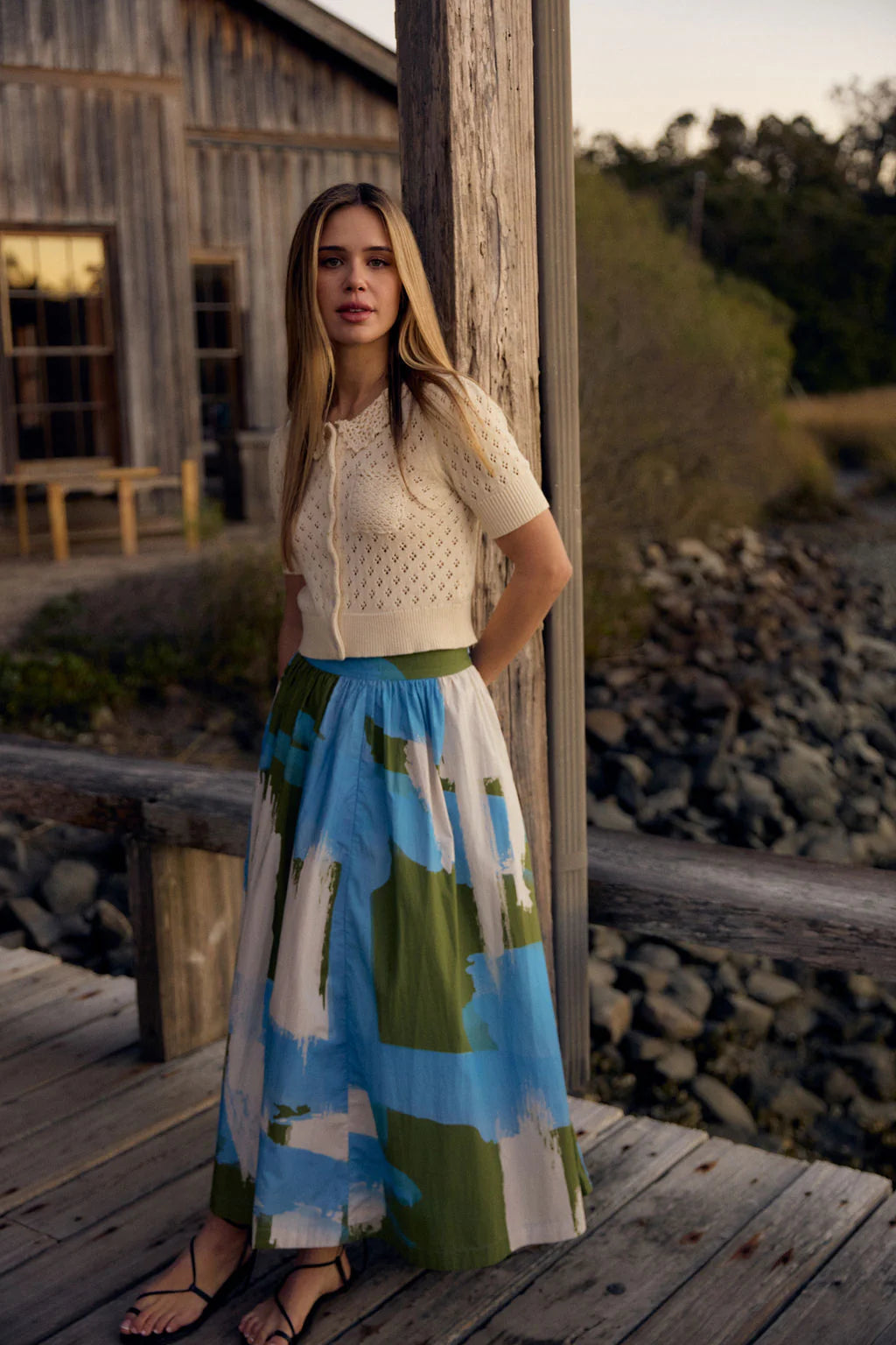 Kit Skirt - Brushstroke