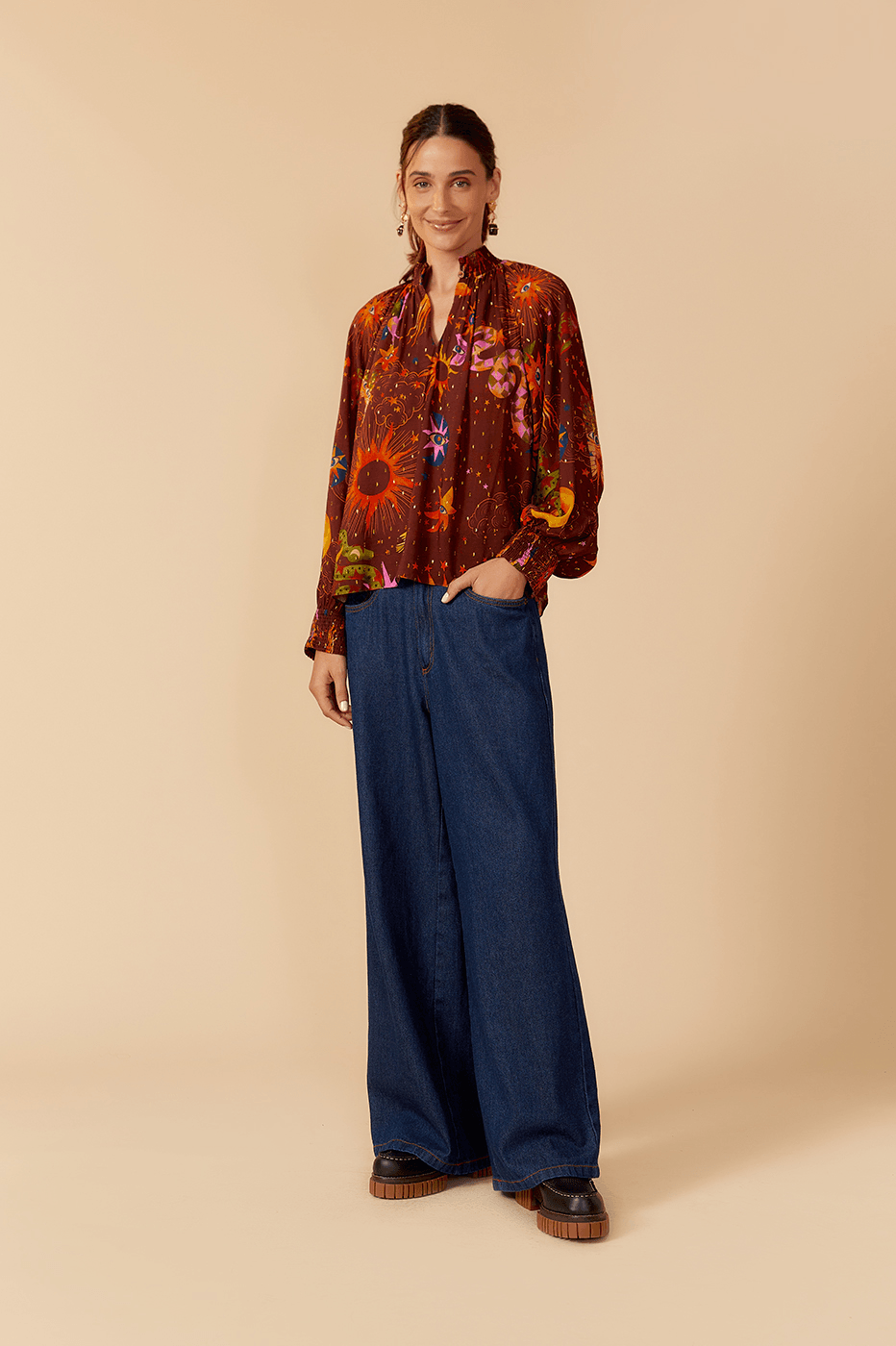 Fantastic Blouse w/Metallic Thread