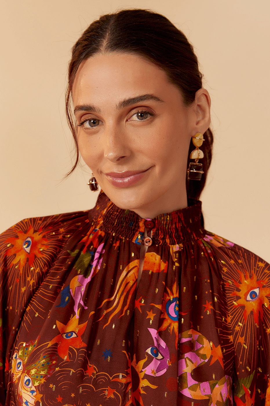 Fantastic Blouse w/Metallic Thread