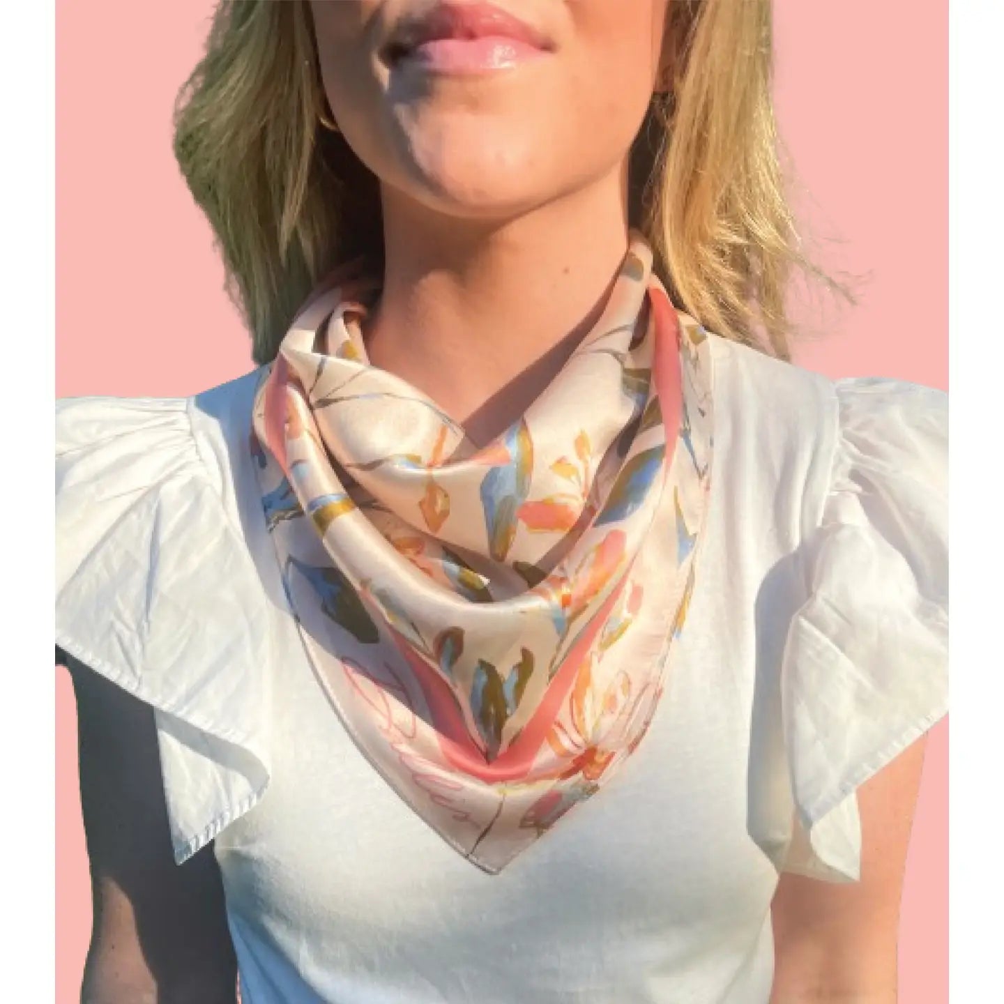 Blush Botanical Scarf