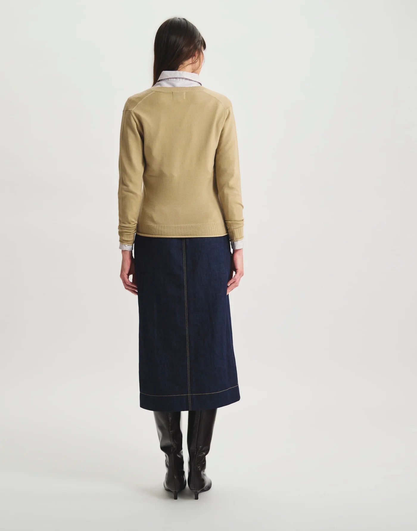 Morcant Merino Wool Sweater - Beige