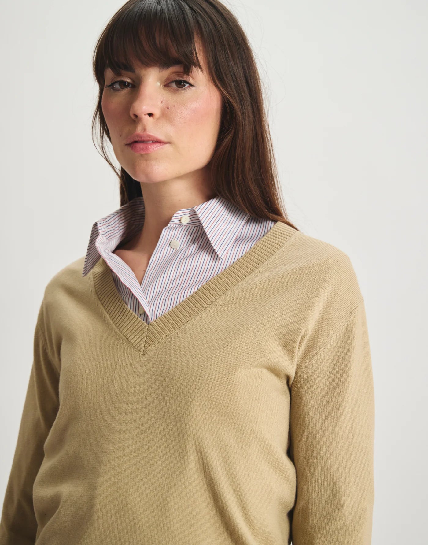 Morcant Merino Wool Sweater - Beige