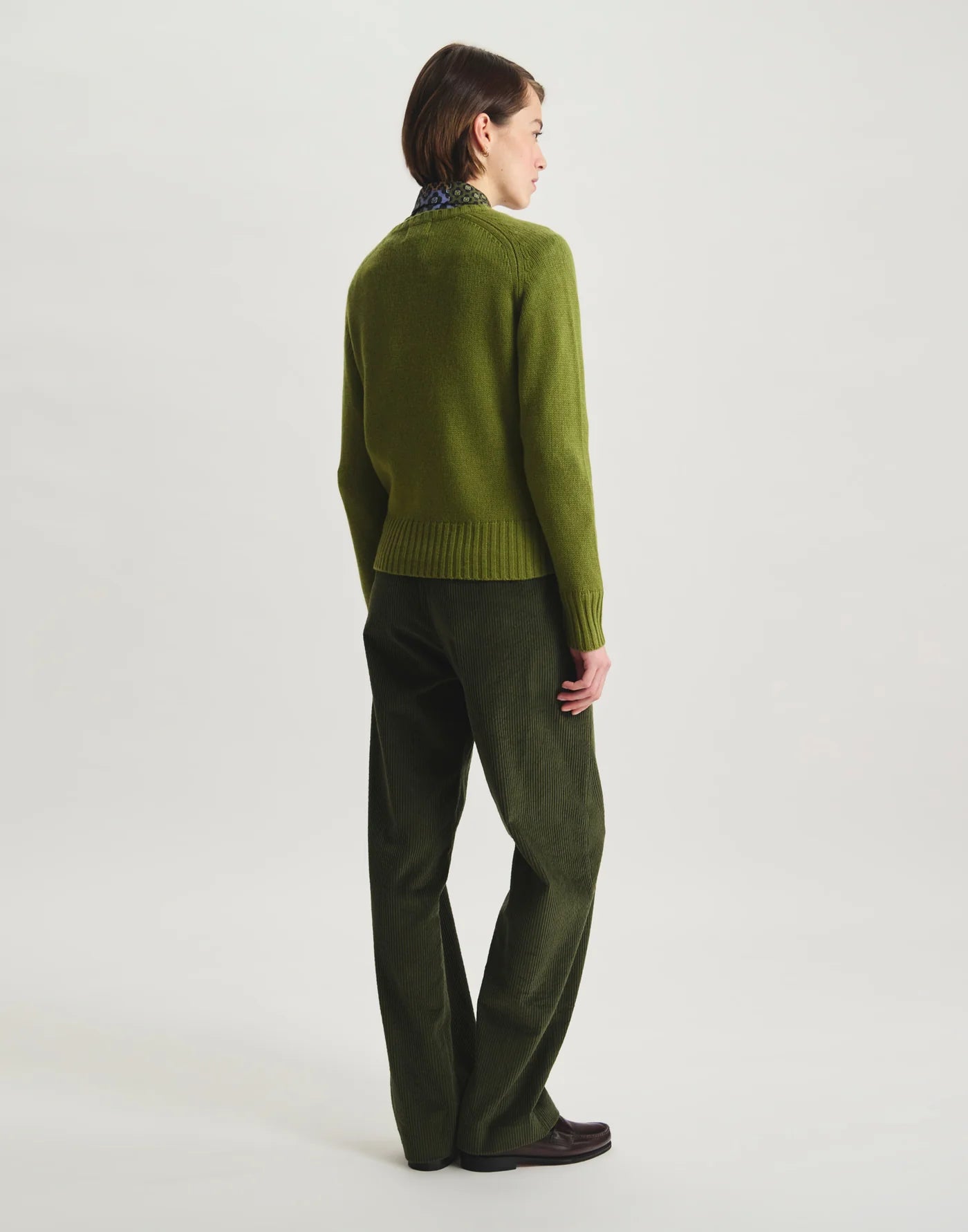 Arthur Whool Sweater - Khaki Green
