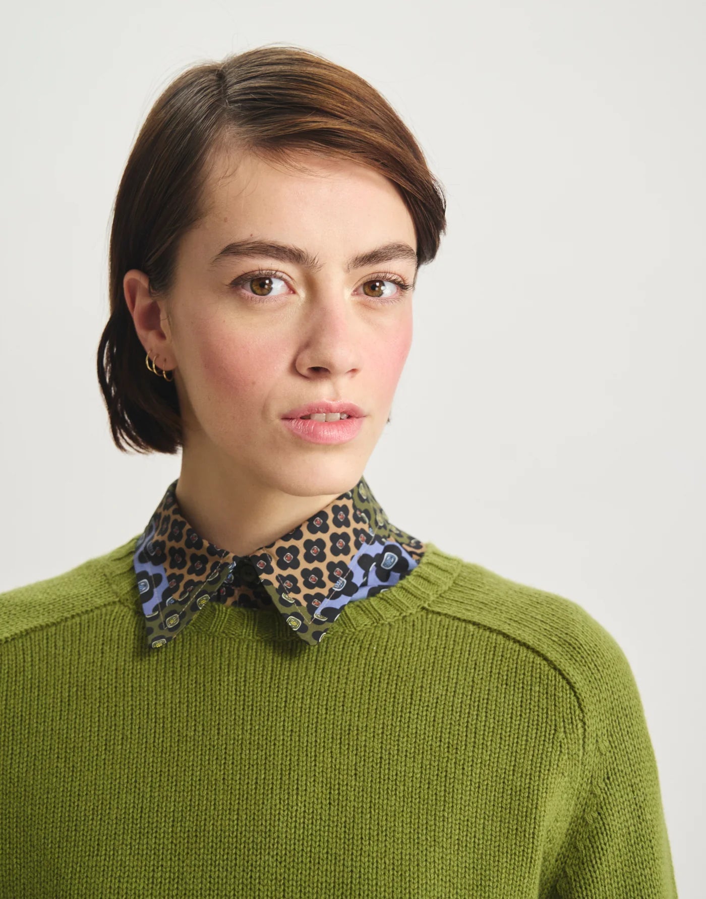 Arthur Whool Sweater - Khaki Green