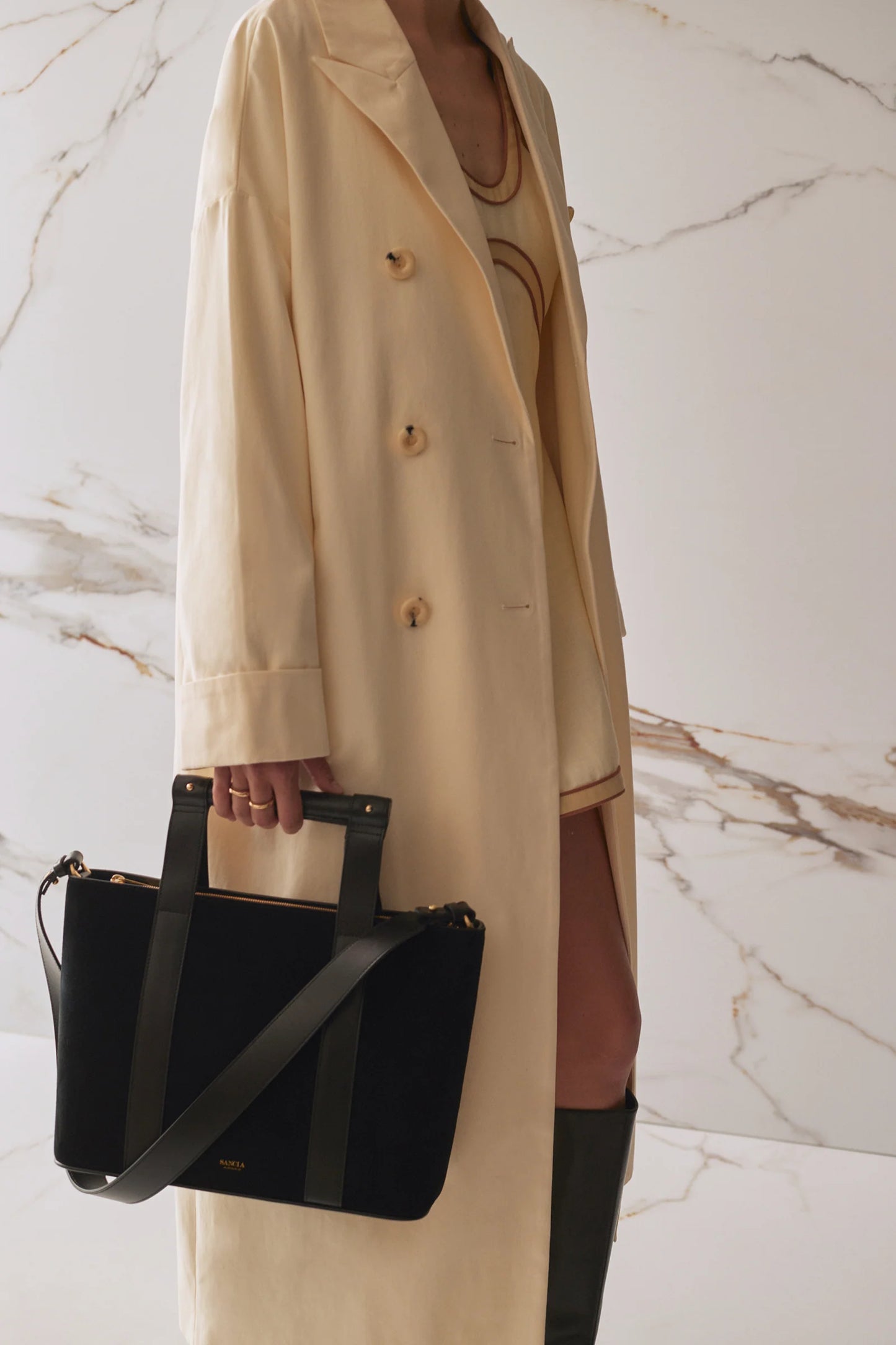 The Ravenna Tote - Black