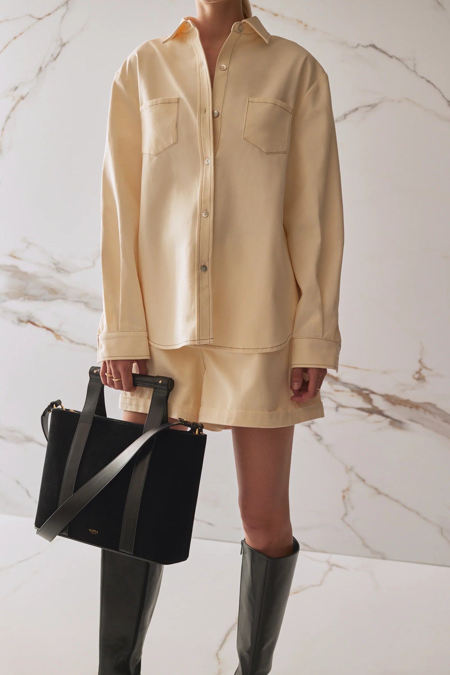 The Ravenna Tote - Black