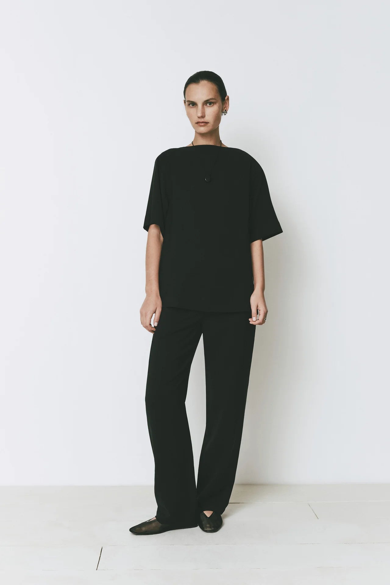 Haze Boatneck Top - Black