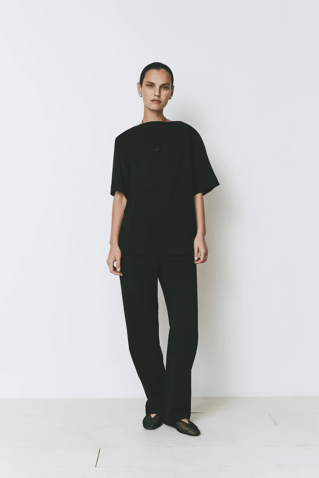 Haze Boatneck Top - Black