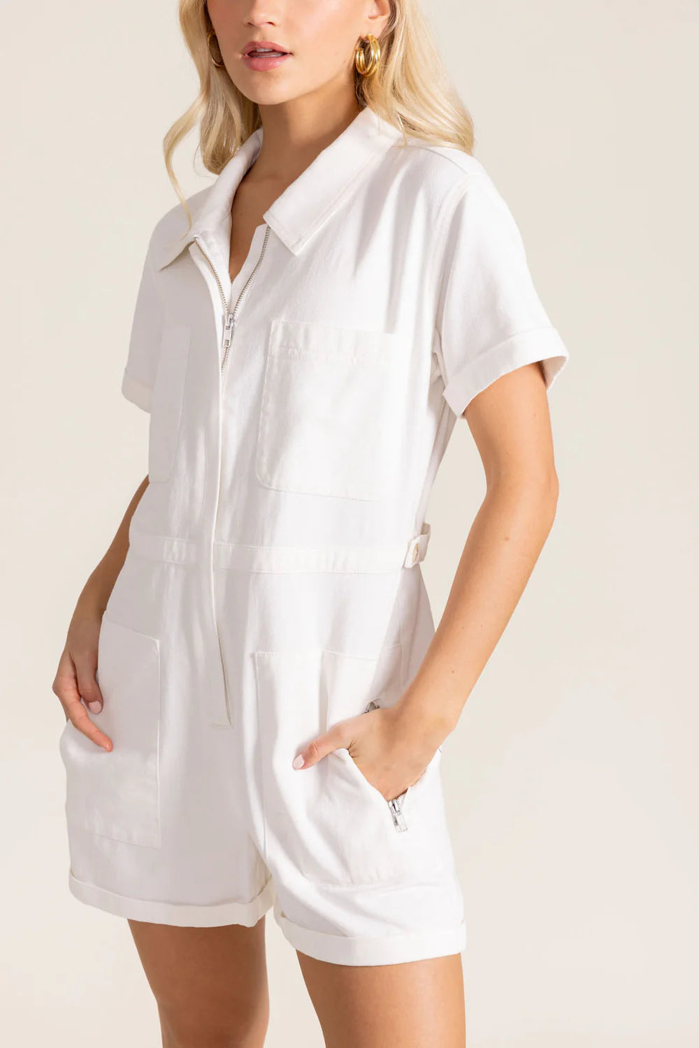 Alicia Romper - White