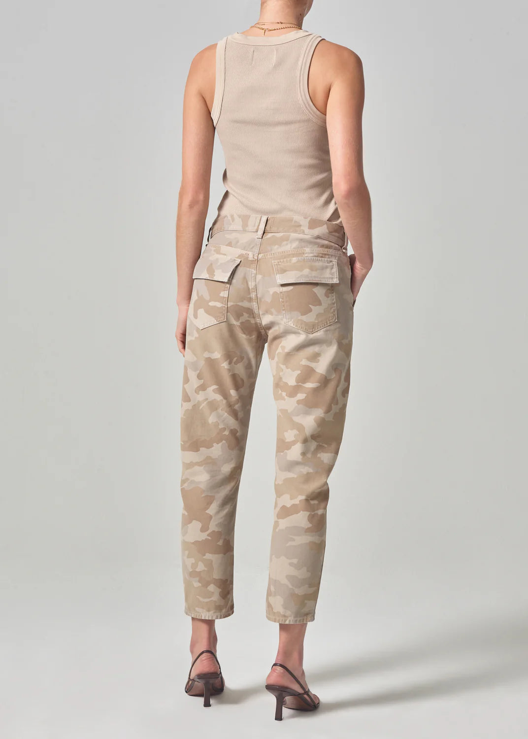 Leah Cargo - Taupe Camo