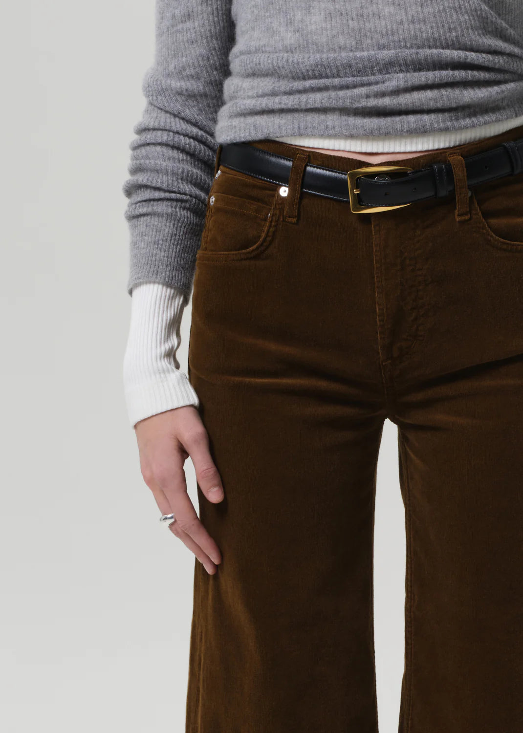 Lyra Wide Leg Crop - Mauka Cord