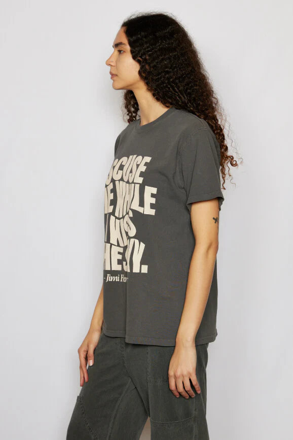 Jimmi Hendrix Scuse Me While I Kiss the Sky Tee