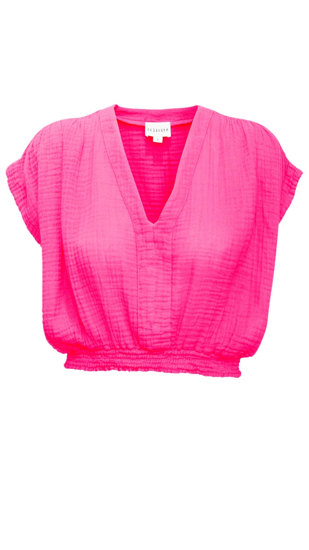 Vacay Top - Hot Pink