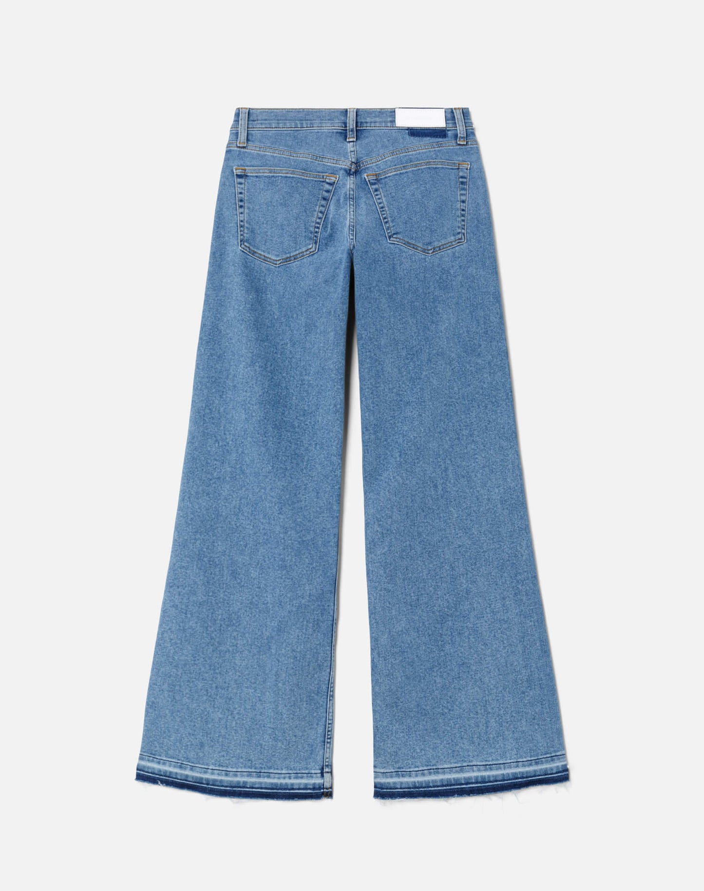 Mide Rise Wide Leg - Azulito