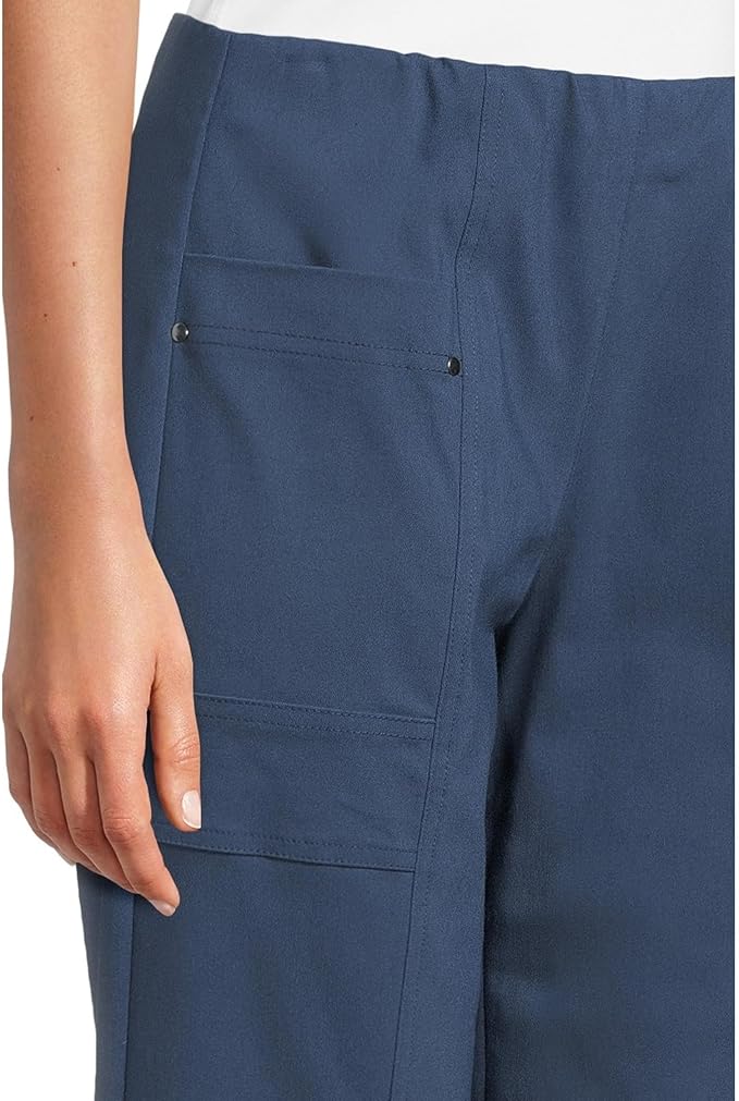 Navy Crop Cargo Pant