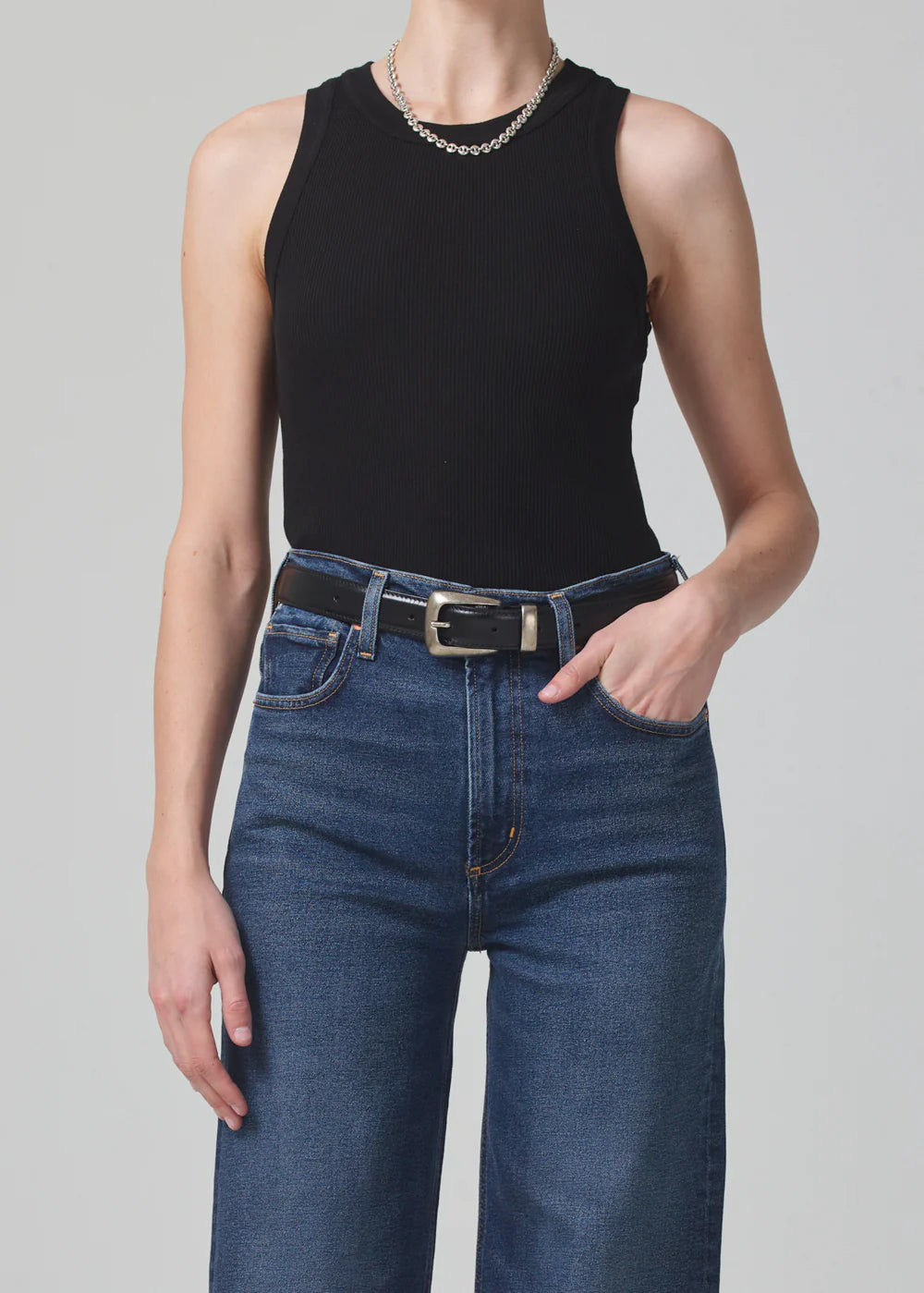 Isola Rib Tank - Black