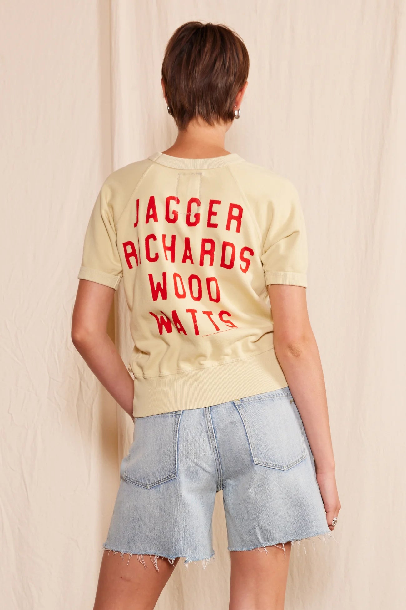 Rolling Stones Ivory Raglan Pullover