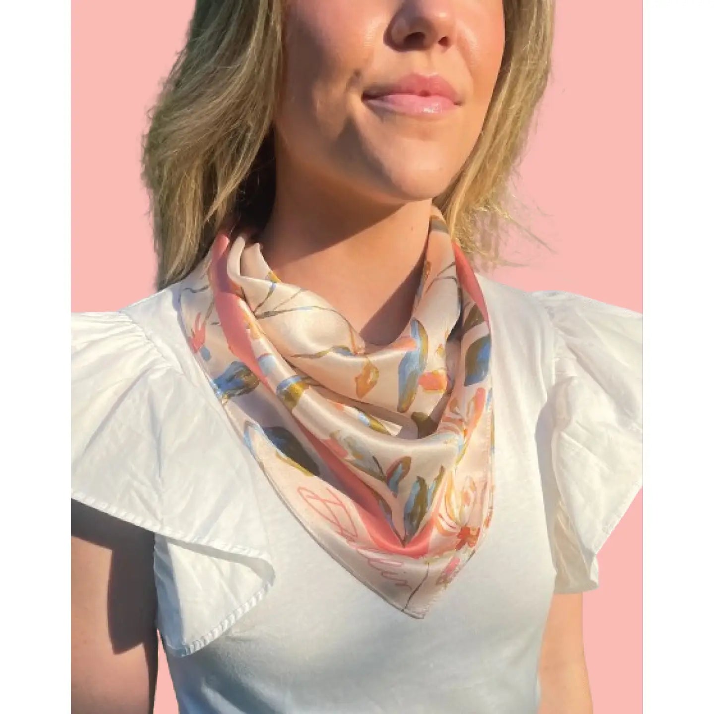 Blush Botanical Scarf