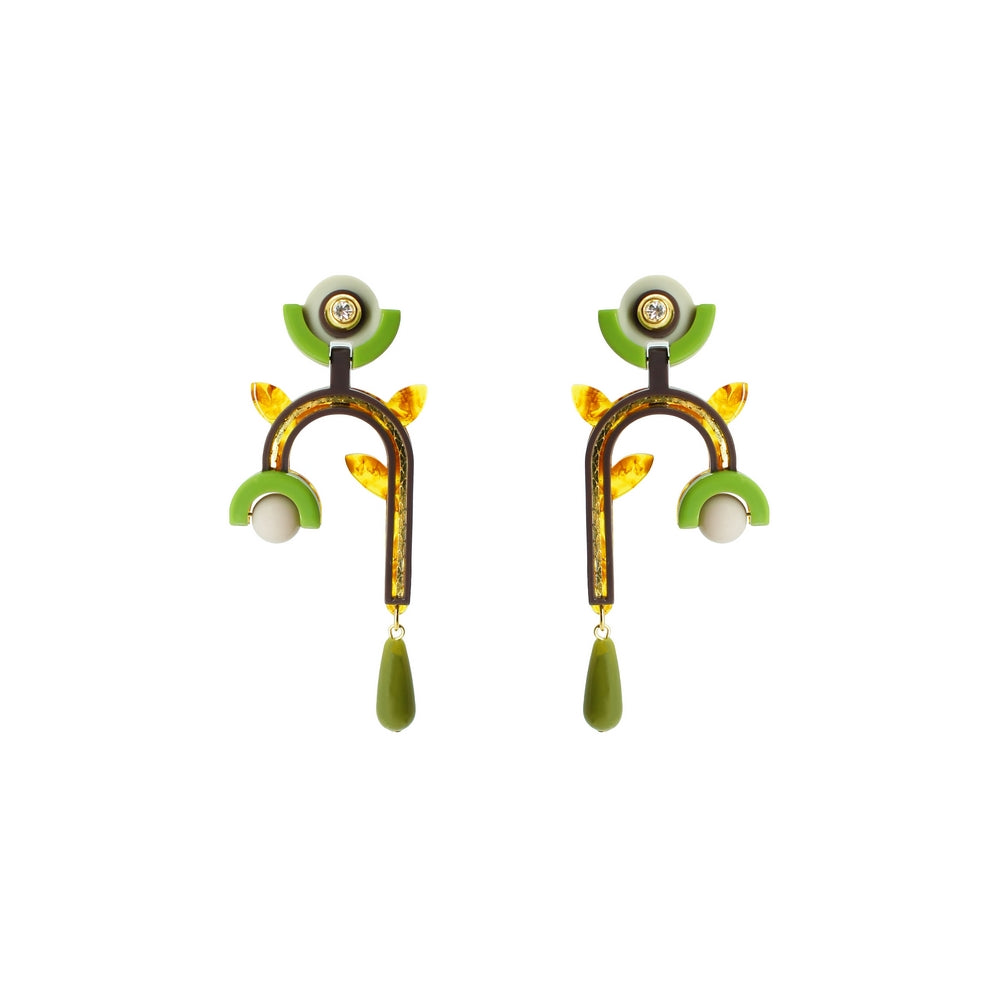 Earring Canelo - Green