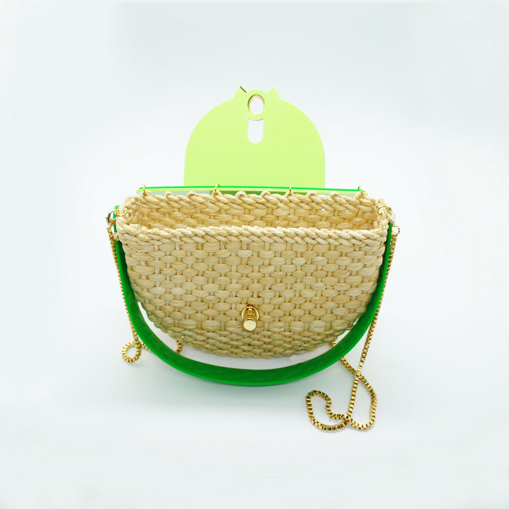 Straw Bag - Lilium/Pink