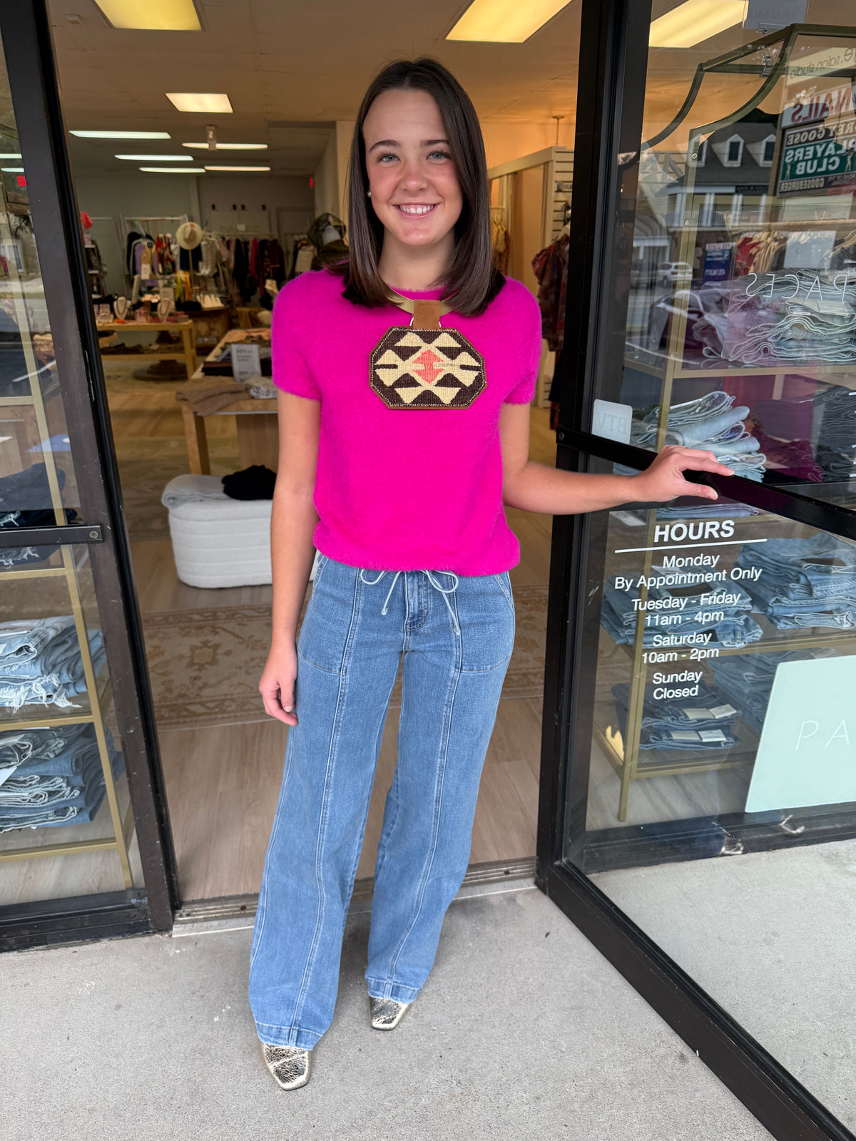 S/S Fuchsia Sweater