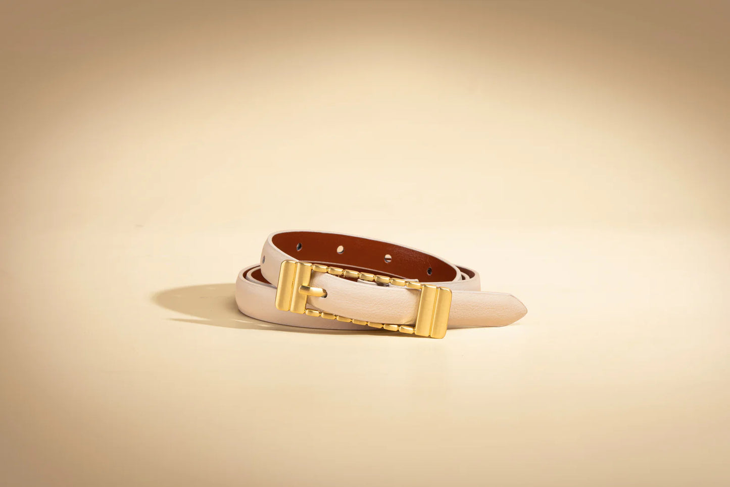 The Marzi Belt - Ecru