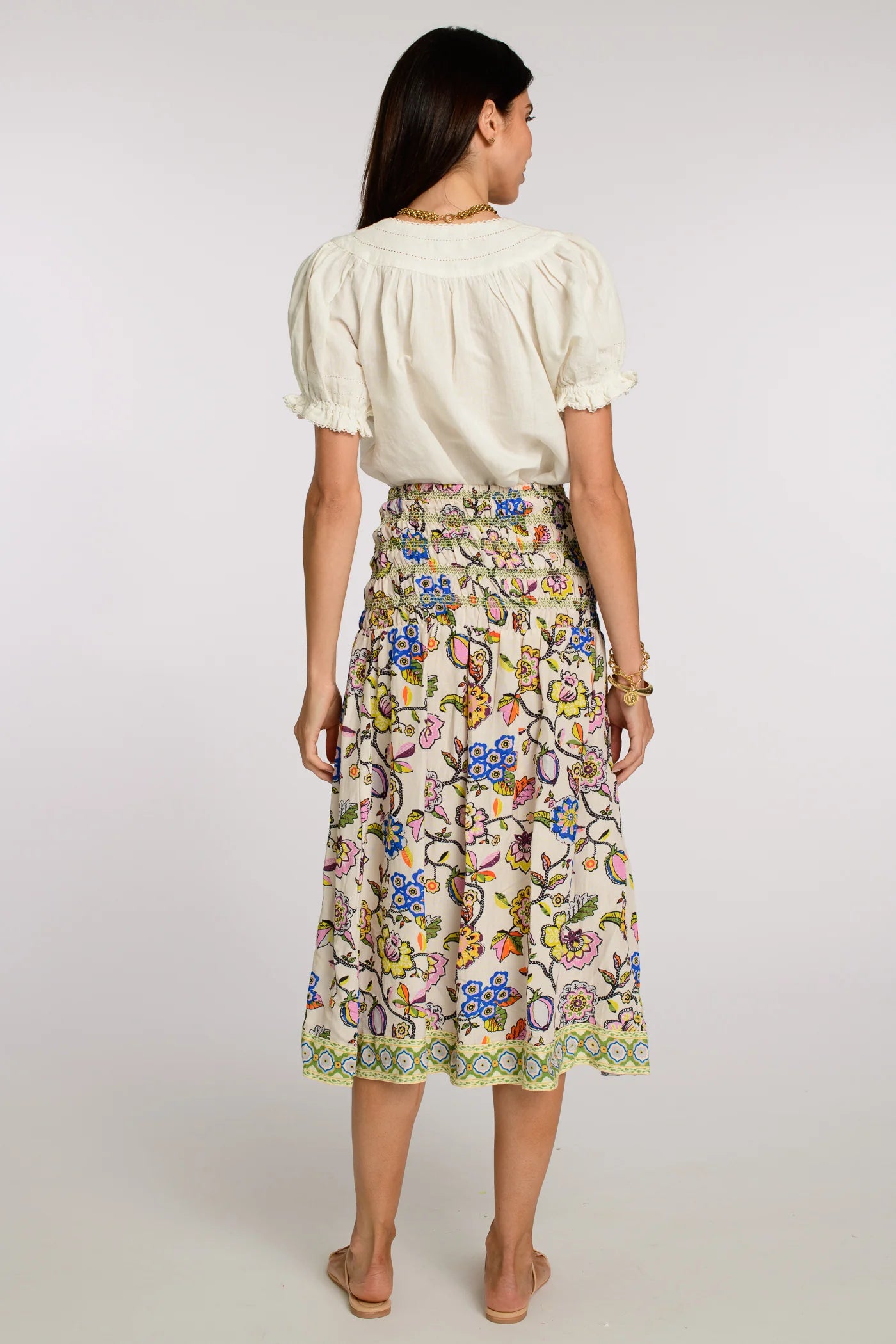 Isa Skirt - Spring Flower