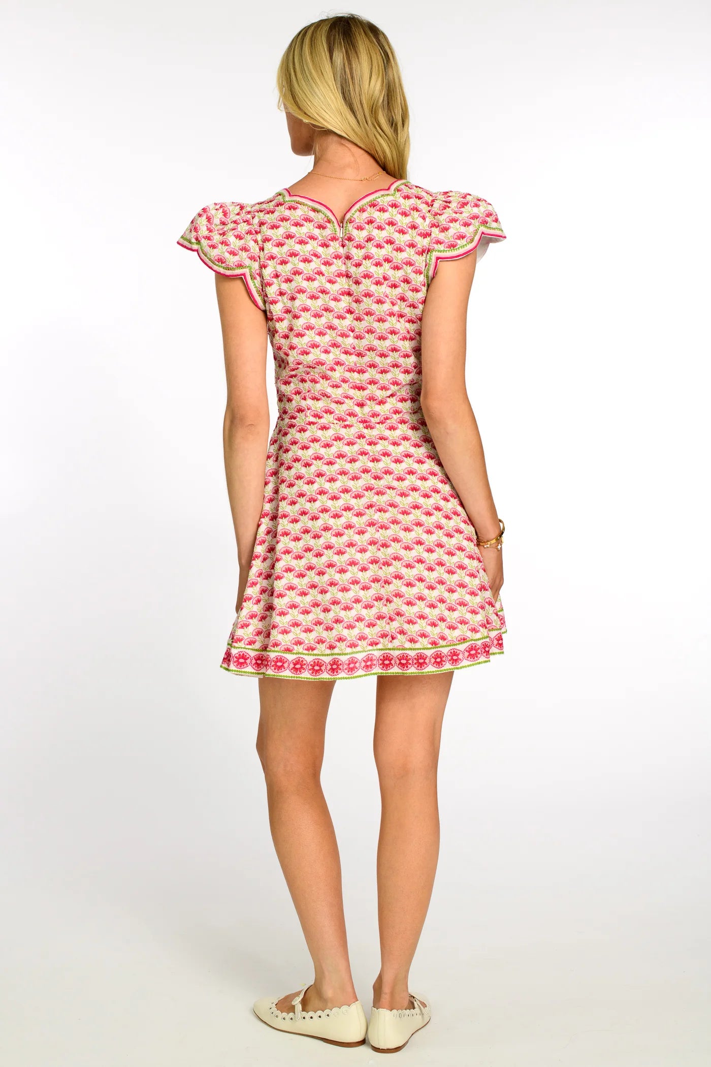 Cherrie Dress - Fan Flower