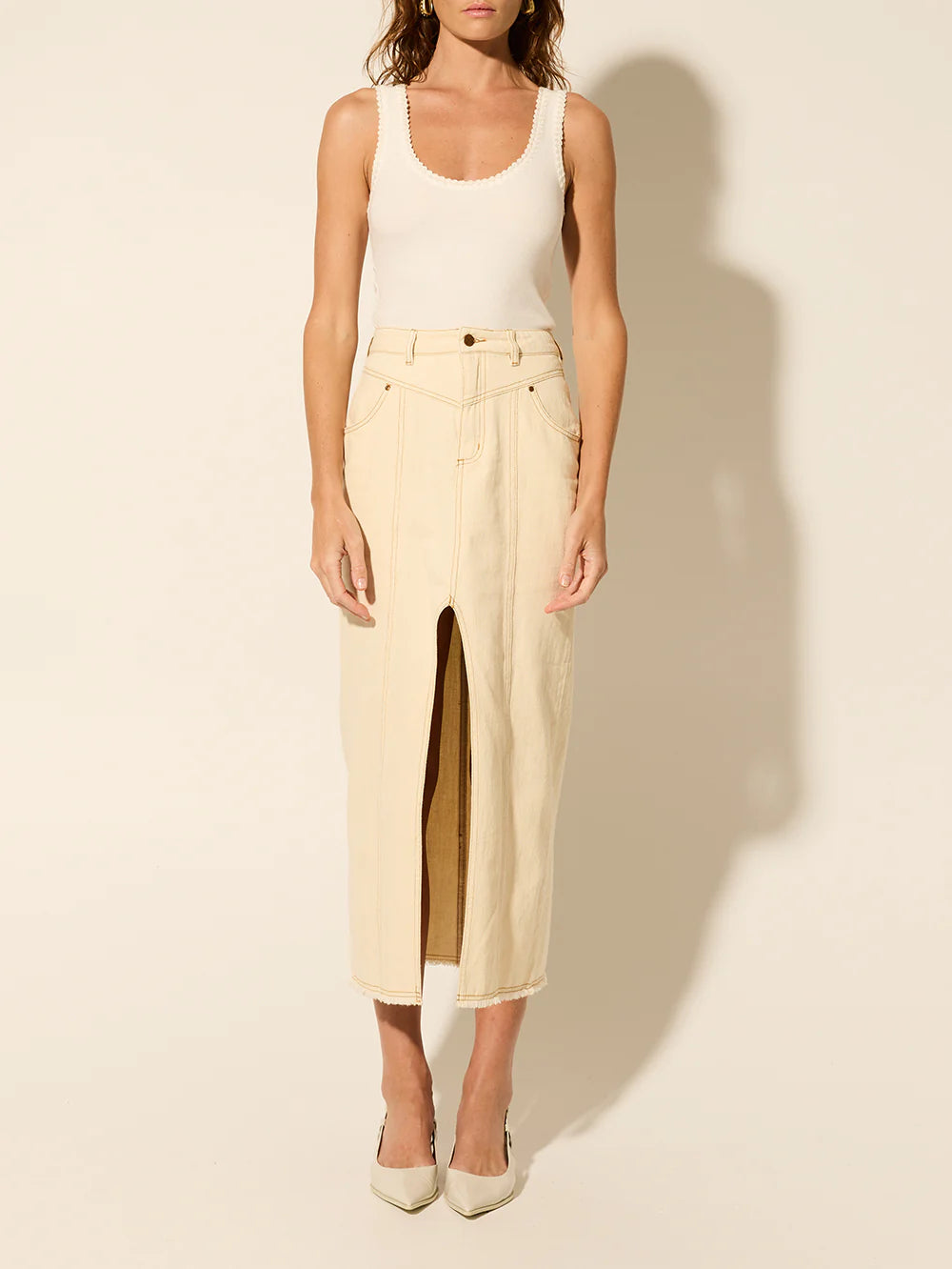 Elena Skirt - Cream