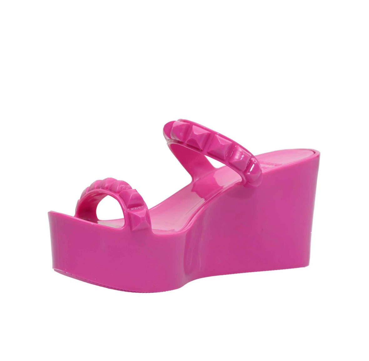 Tonino Mid Wedge - Fuchsia