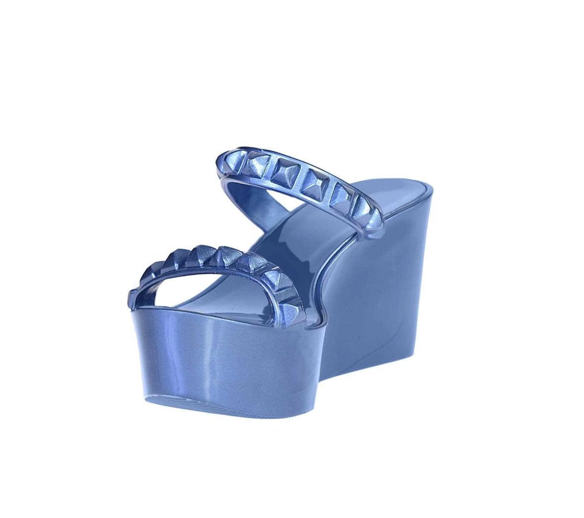 Tonino Mid Wedge - Metallic Blue