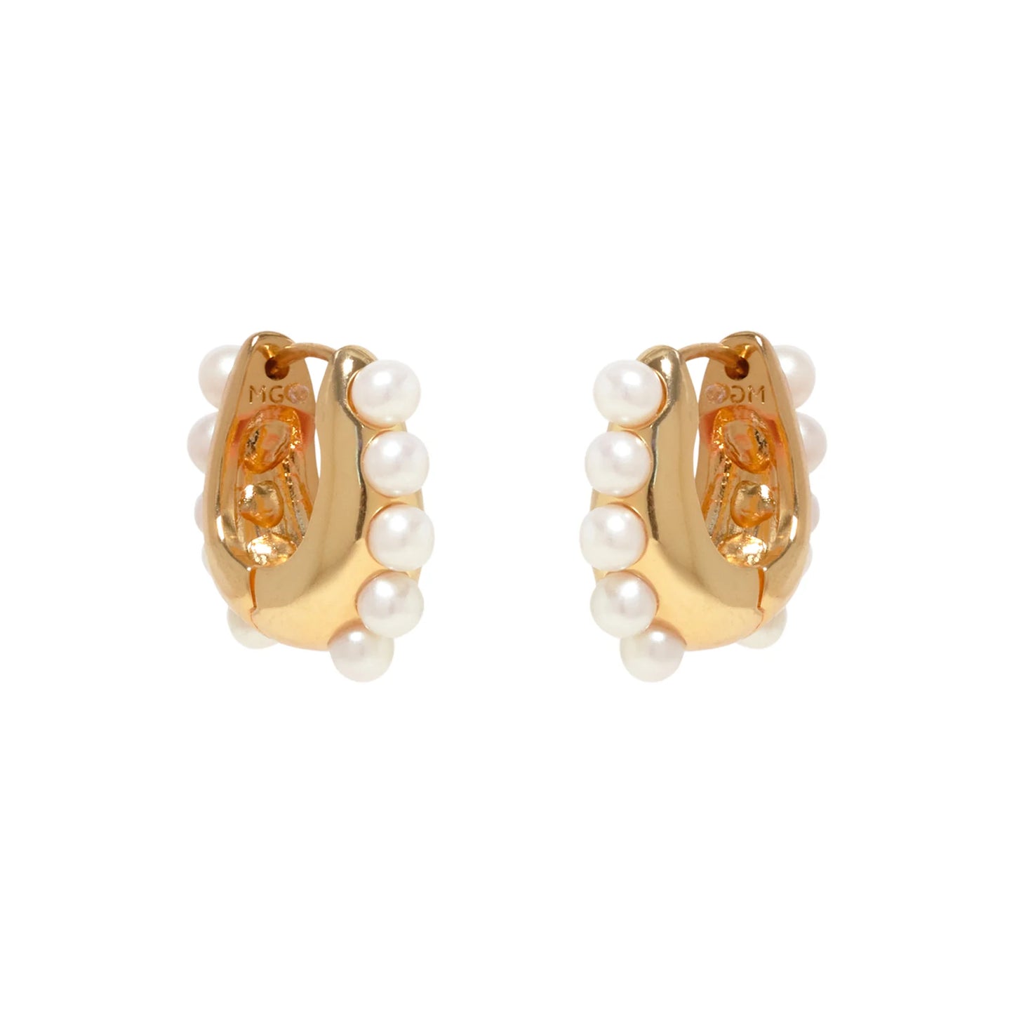 Jasmin Pearl Hoops