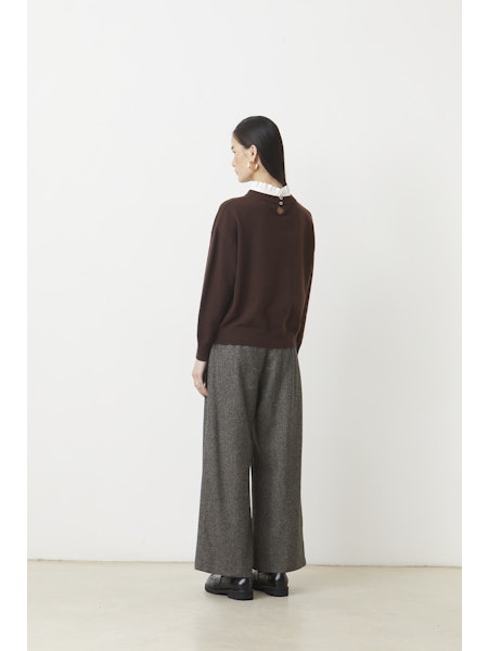 Picola Layer Top Sweater - Prune