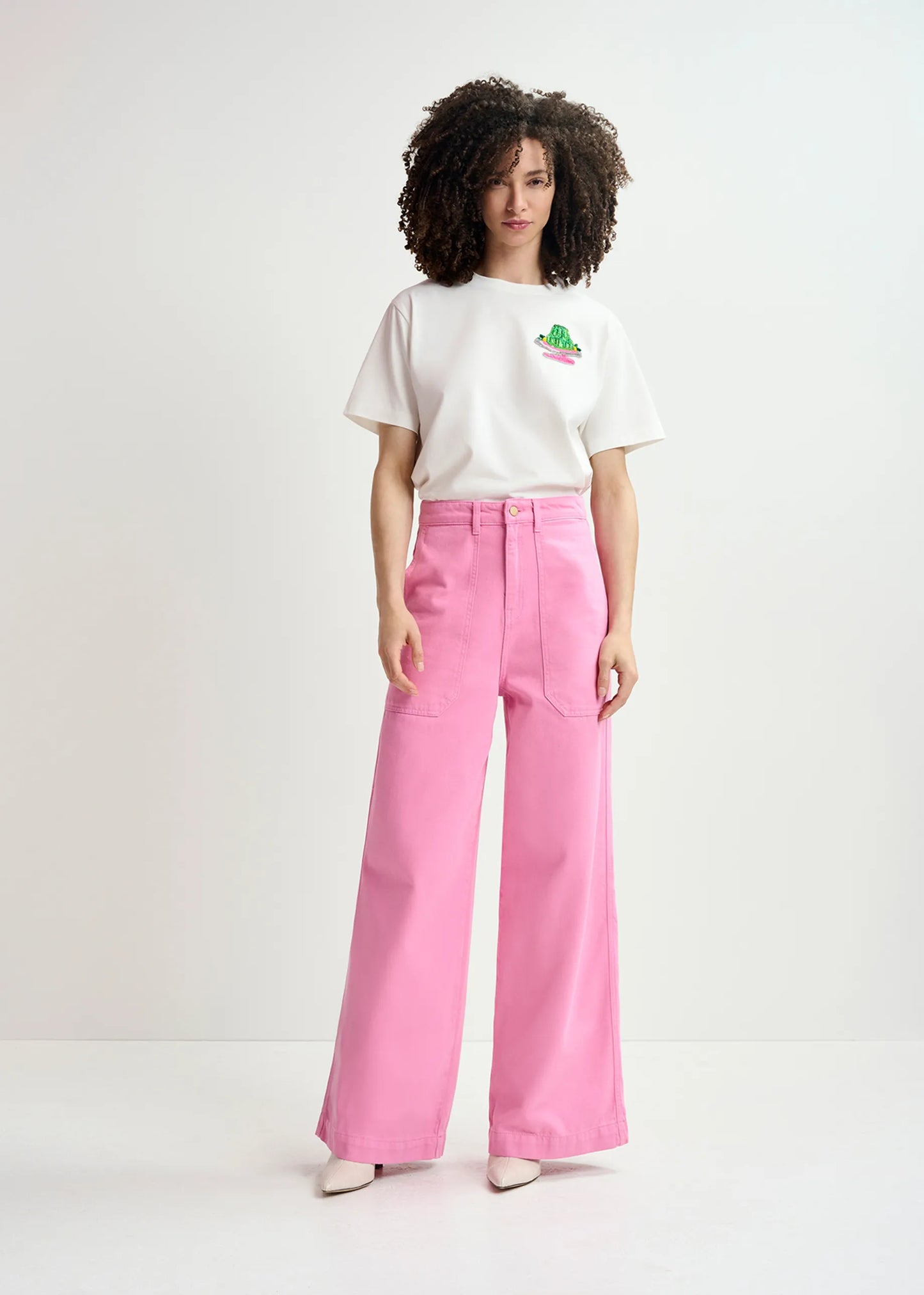Homerus Flared Jeans - Lipgloss