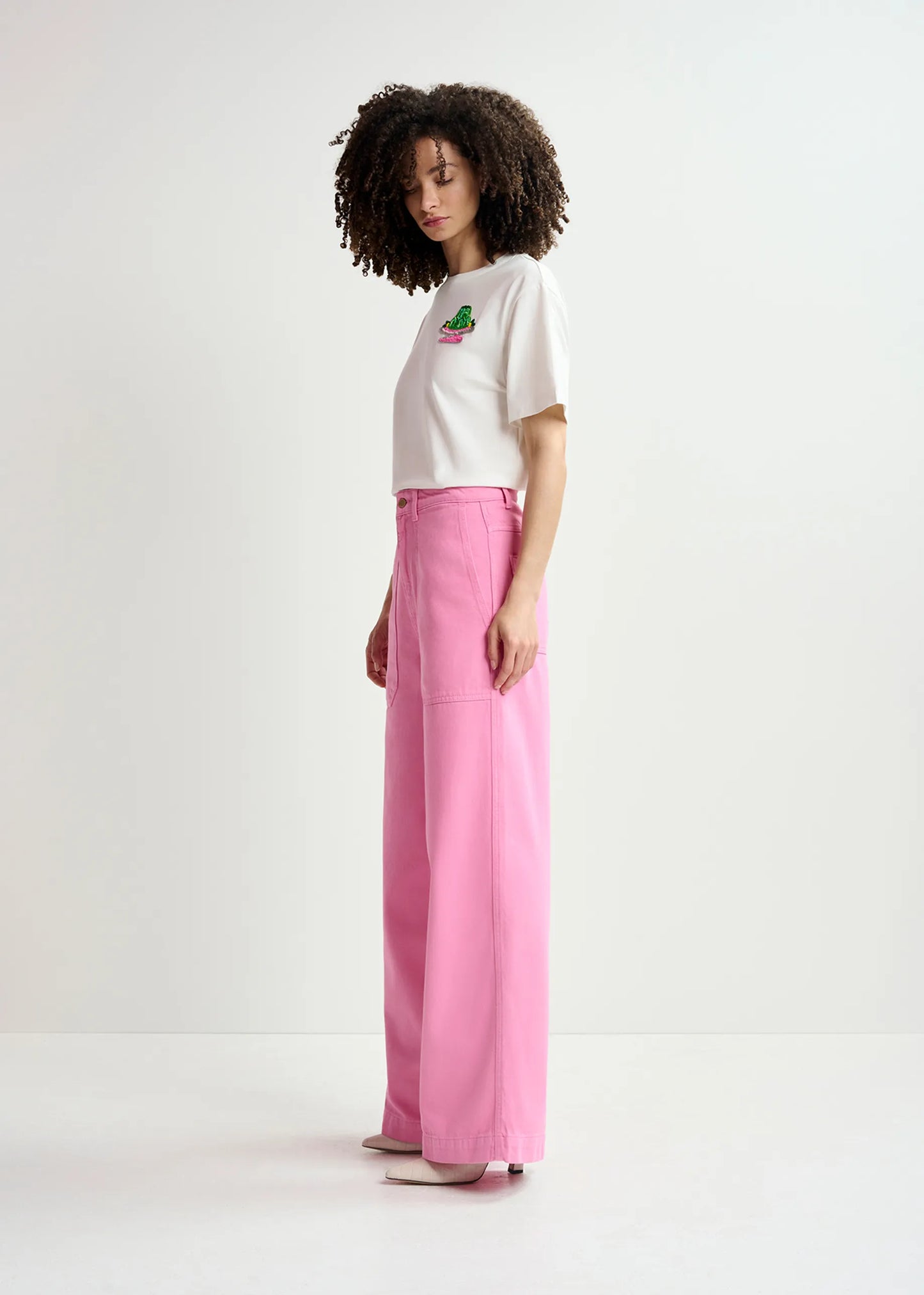Homerus Flared Jeans - Lipgloss