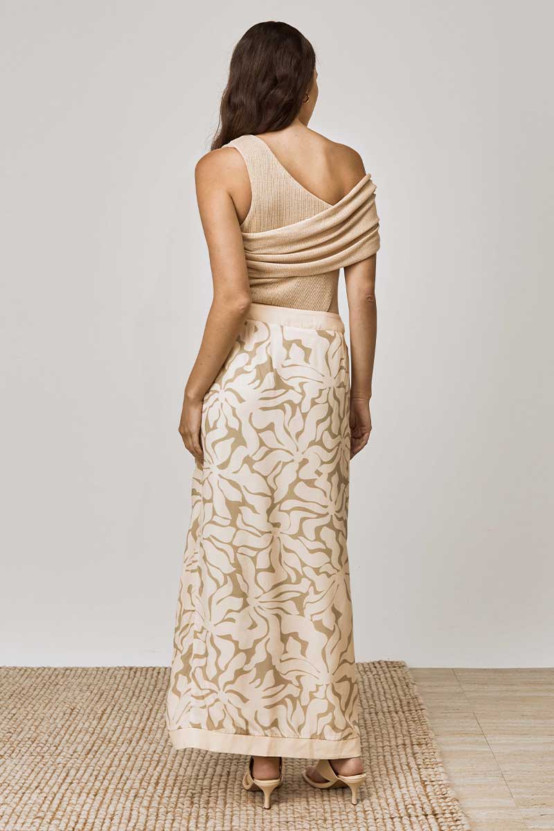 Overlay Knit Top - Natural