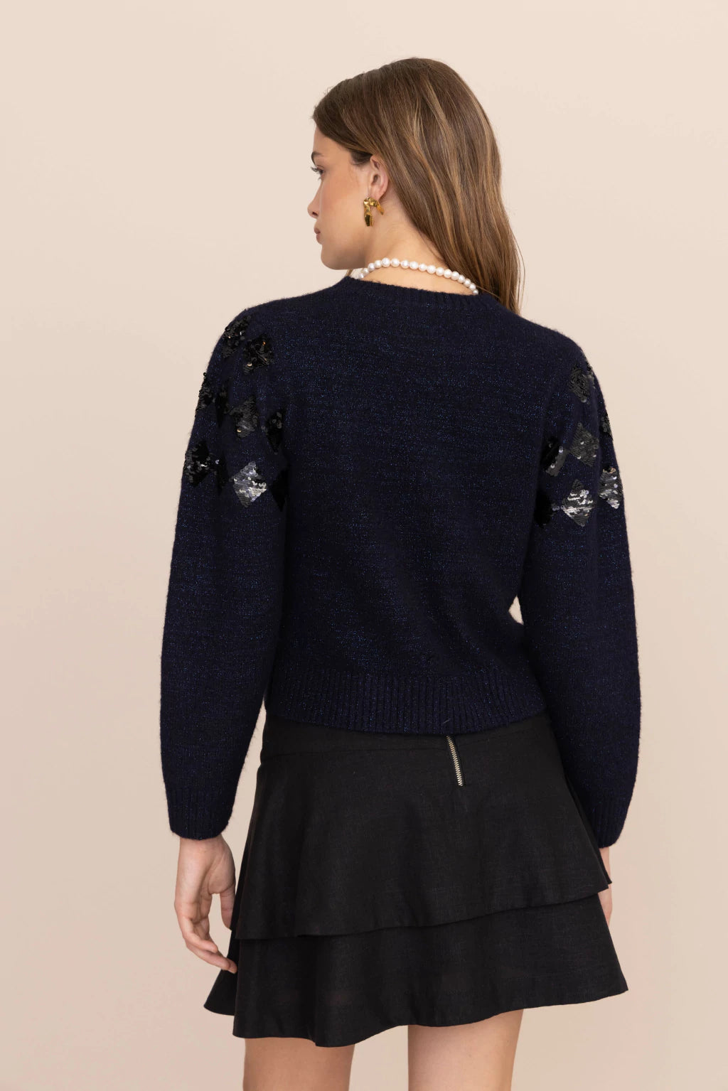 Mondrian Sweater - Navy