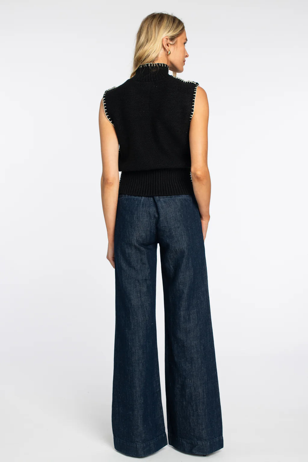 Cheyenne Sweater Vest - Black