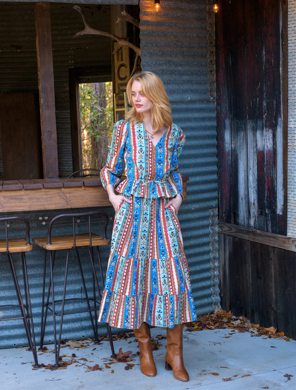 Sloane Top - Serape Stripe