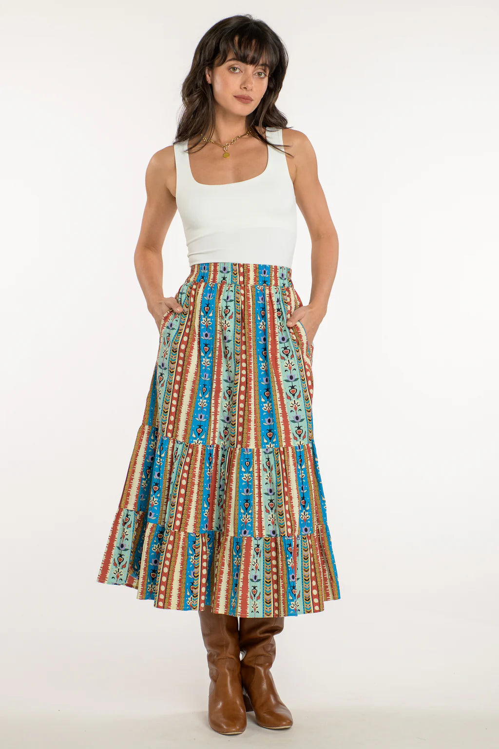 Surrey Skirt - Serape Stripe