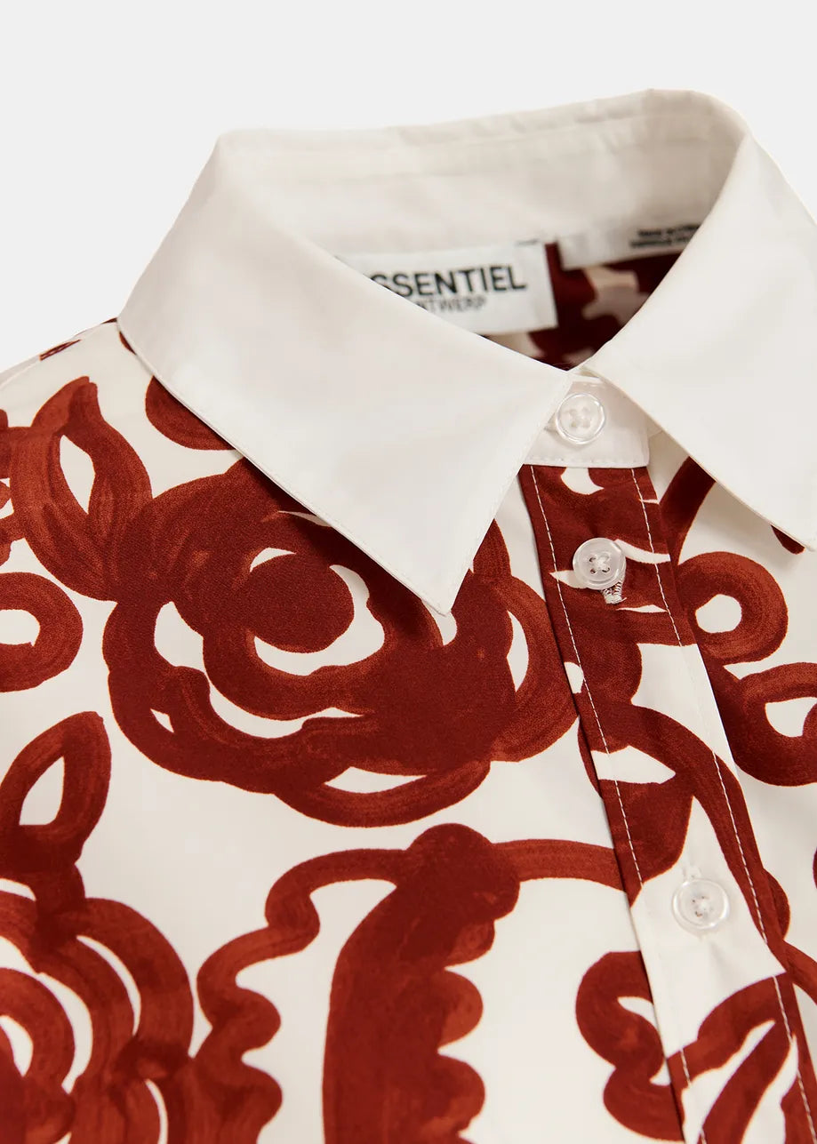 Gofle Contrast Collar Shirt