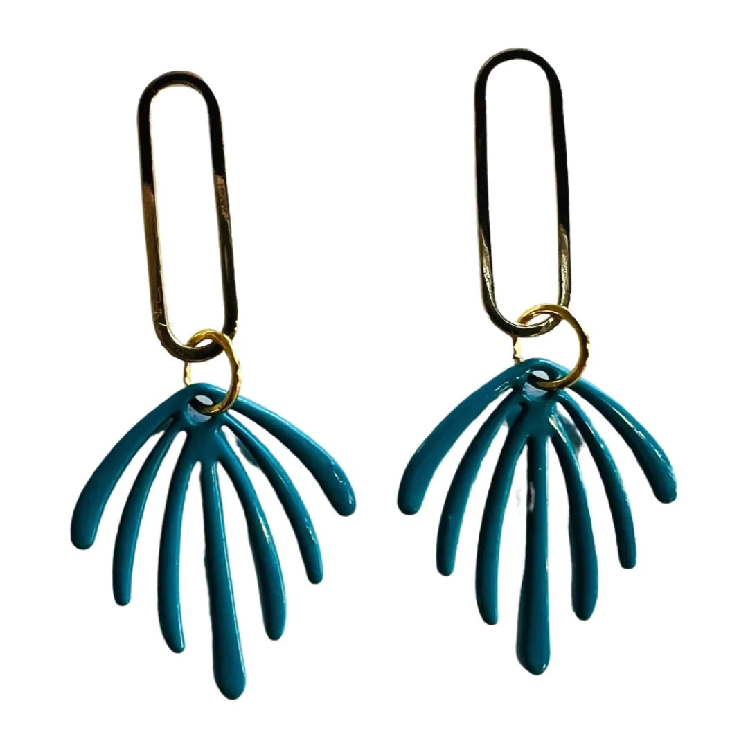 Blue - Matisse Cut Out Earrings