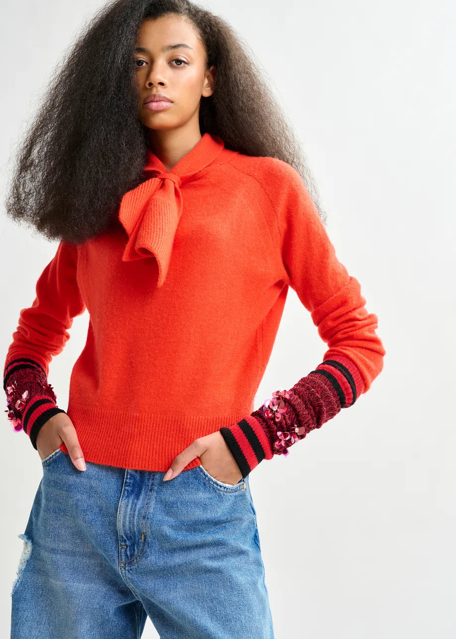 Invited Cashmere Pullover - Poppy Field